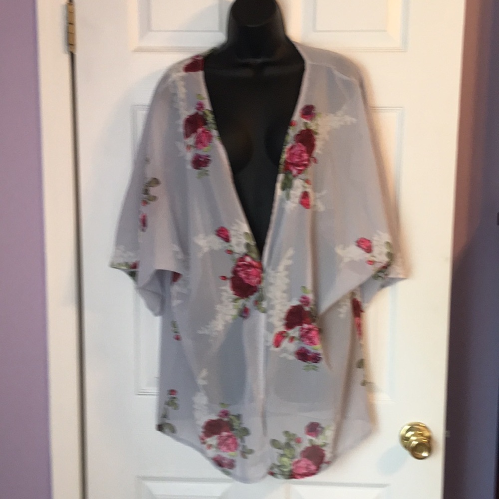 Floral print Kimono